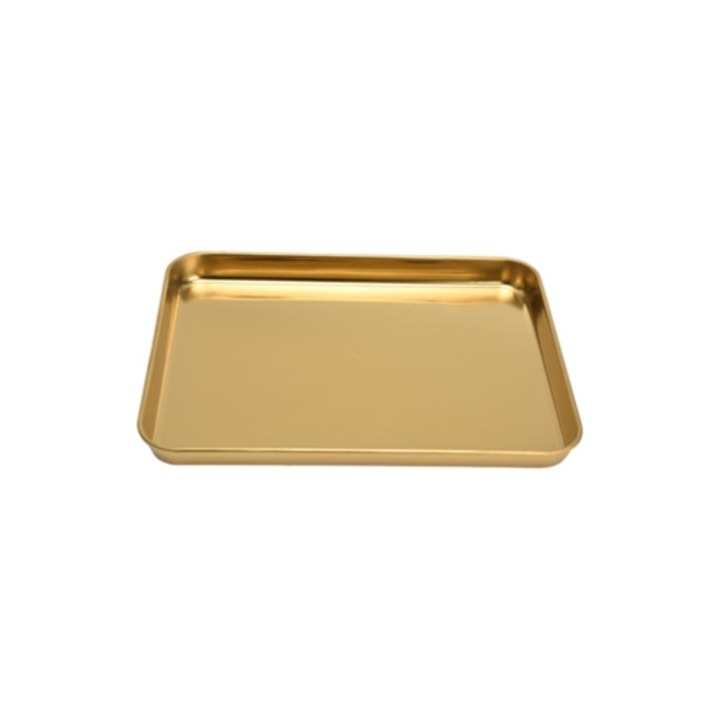 Tava de copt dreptunghiulara, eleganta, auriu