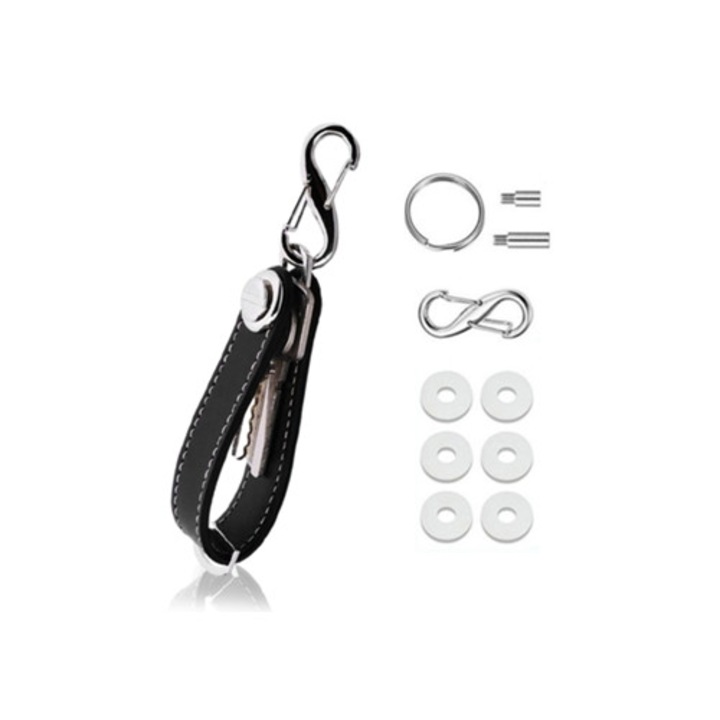 Minimalista női kulcstartó Innovatív kulcstartó tok Tiszta, biztonságos és kompakt kulcstartó (akár 14 kulcshoz)