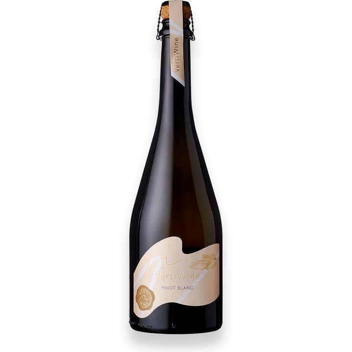 Spumant VERTIWINE Pinot Blanc 2024, galben pai, 0.75 l