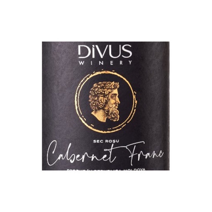 Vin Rosu Divus Cabernet Franc, sec, 0.75l