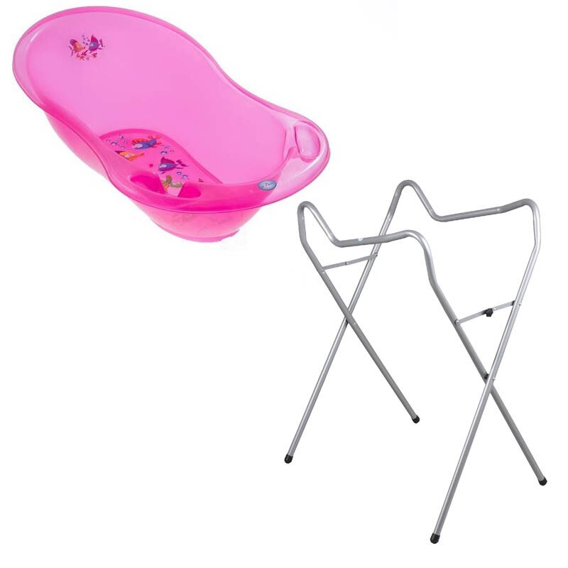 Set cadita 86 cm + Suport universal metalic Aq Roz