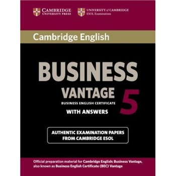 Cambridge English Business 5 Vantage Student's Book with Answers, Cambridge ESOL (Author) Cambridge English Business 5 Vantage Student's Book with Answers, Cambridge ESOL (Author)