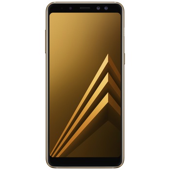 Telefon mobil Samsung Galaxy A8 (2018), Dual SIM, 32GB, 4G, Gold Telefon mobil Samsung Galaxy A8 (2018), Dual SIM, 32GB, 4G, Gold