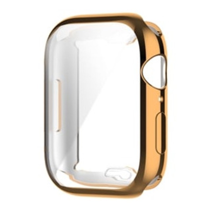 Esarfa dama nylon fir auriu elegant albastru 200x75cm