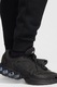 Nike, Спортен панталон с памук с регулируема талия, Черен/Светло сив