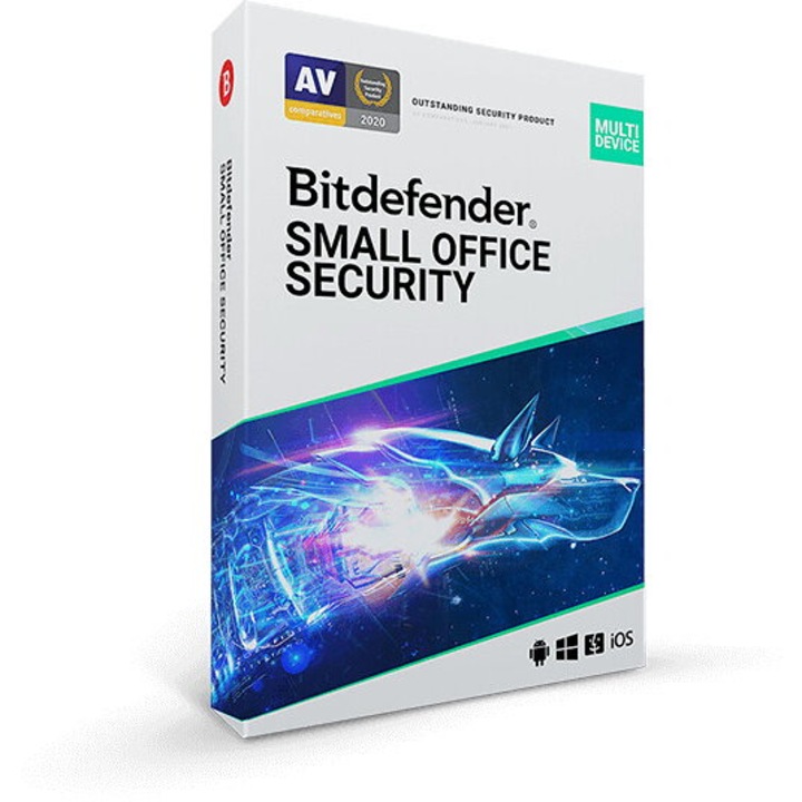 Bitdefender Antivirus, Licență electronică, 10 dispozitive, 3 ani, PC