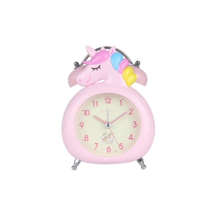 Dekoratív gyermekóra, rajzfilm design, éjszakai világítás, 20x15cm