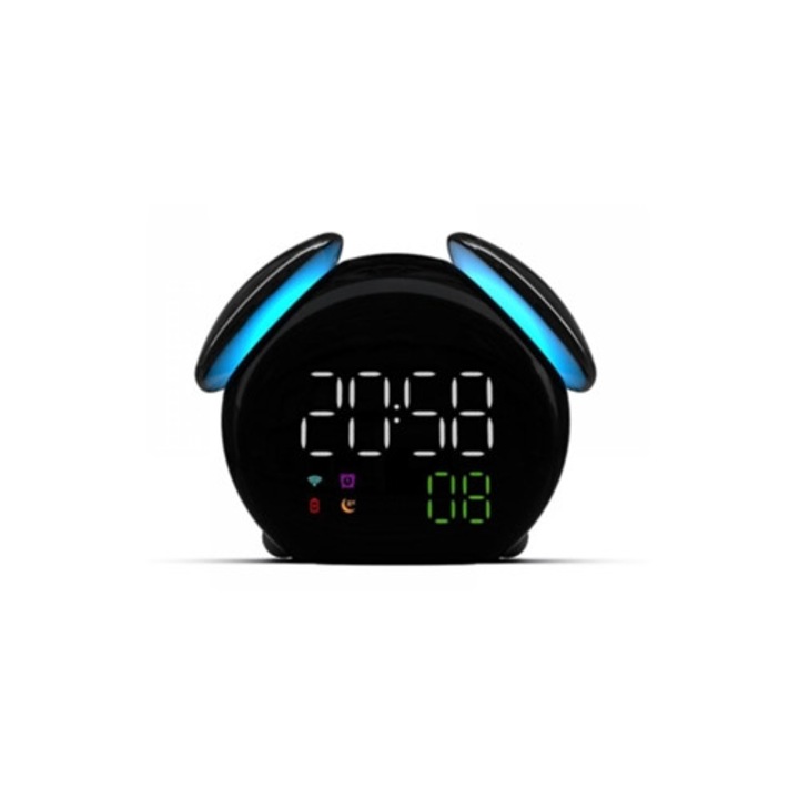 Aquaforge Cross 2000mAh dekoratív gyermekóra ébresztő, állítható szundi és lámpa funkcióval