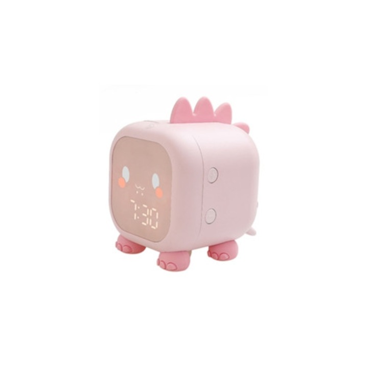 Digitális ébresztőóra éjszakai fénnyel és hőmérővel, kettős ébresztés funkció, Aquaforge