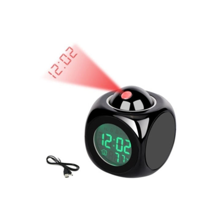 Aquaforge dekoratív falióra gyerekeknek, barátságos design, ébresztő funkció, többszínű