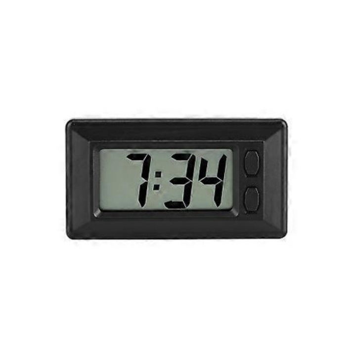 Aquaforge digitális dekoratív óra, LED, dátum és idő naptárral, irodai és utazási használatra