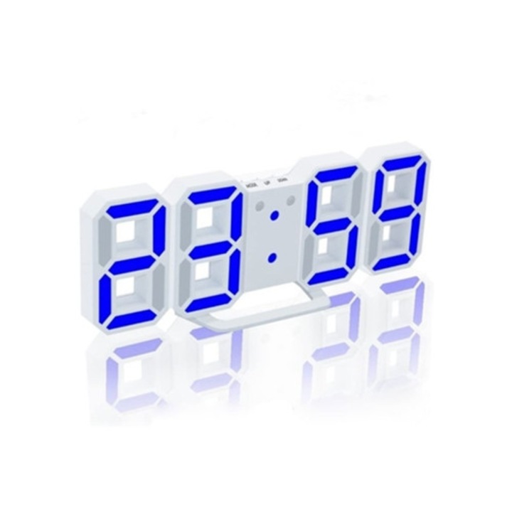 Aquaforge digitális dekoratív óra, kék