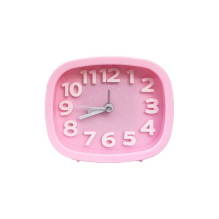 Színes, négyzet alakú digitális dekoróra, gyerekeknek és diákoknak, rózsaszín