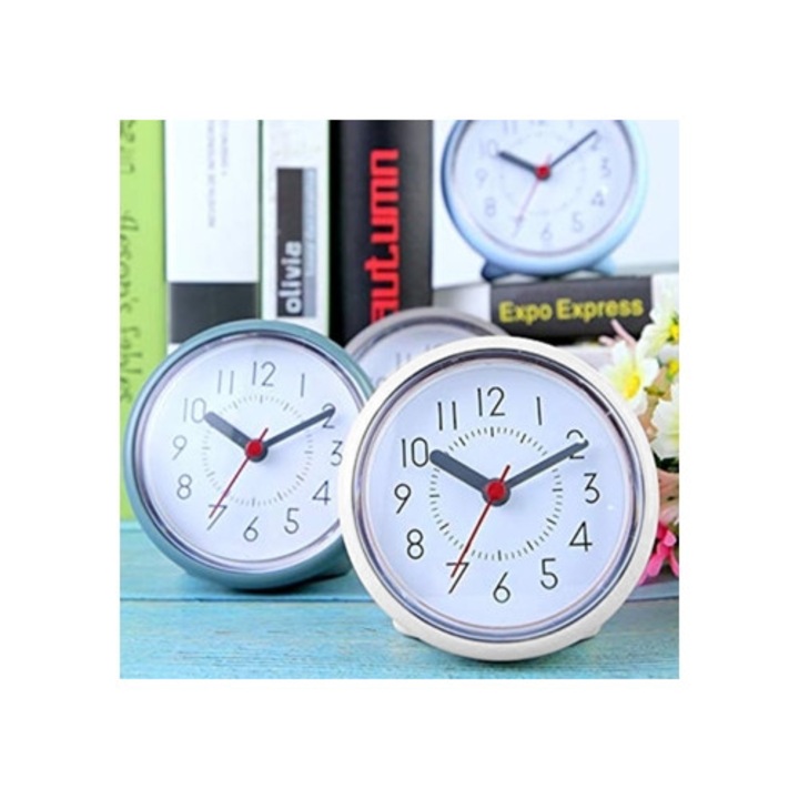 Vízálló és páramentes dekoratív falióra, 30x30cm