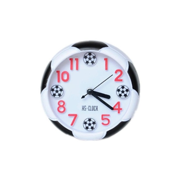 Kreatív focis asztali óra, Aquaforge, eredeti design, 30x30cm