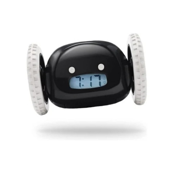 Dekoratív ébresztőóra erős riasztással mély alváshoz, Aquaforge Robo Clockie