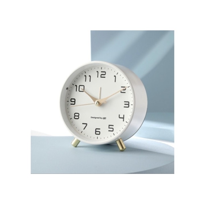 Dekoratív analóg óra, 4.5 inch, elemes működés, hálószobába