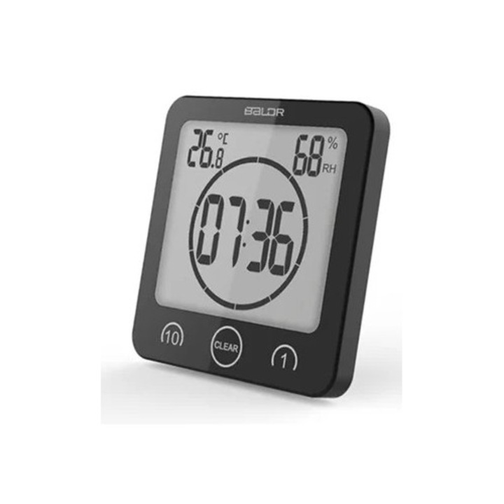 Dekoratív óra, Aquaforge, digitális ébresztő, szín: többszínű