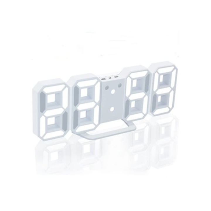 Aquaforge fehér digitális dekoratív óra