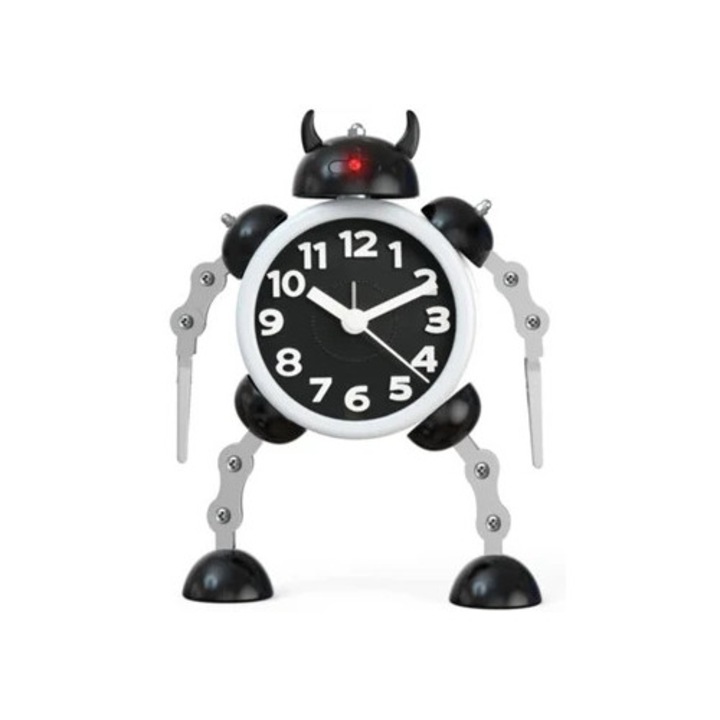 Ceas decorativ Robot, Analog, Silentios, Aquaforge