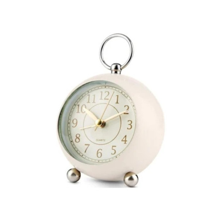 Aquaforge analóg asztali óra, nem ketyegős, elemmel működő