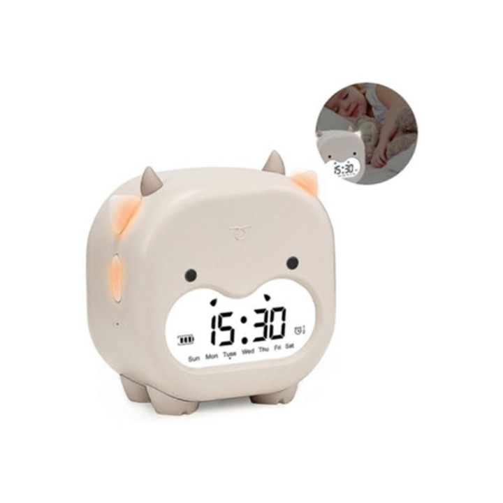 Aquaforge digitális dekorációs óra, khaki színű, gyermekszobába