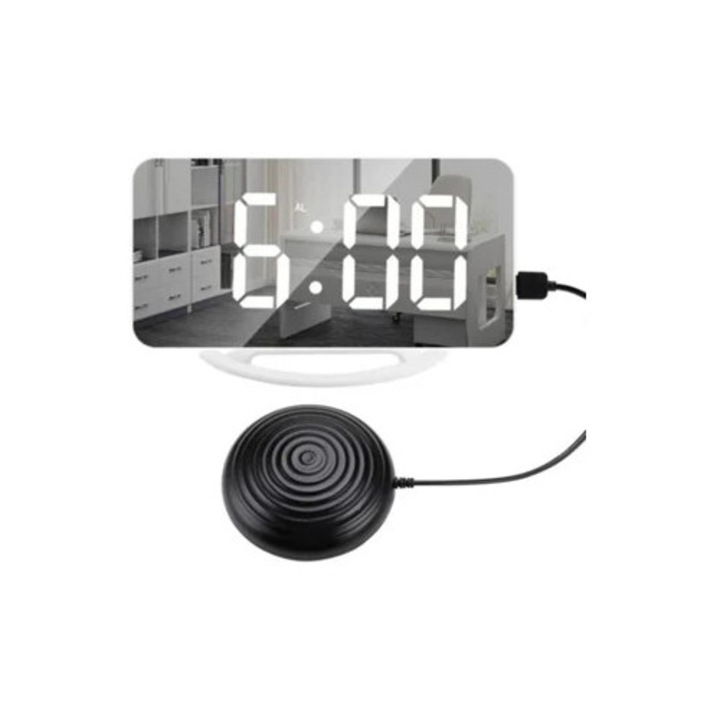 Aquaforge dekoratív óra elegáns tükör kijelzővel