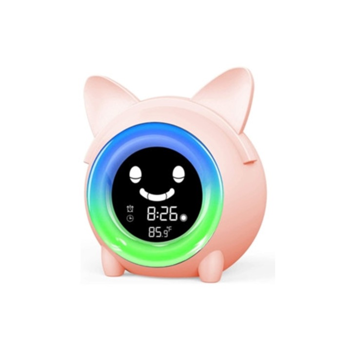 Aquaforge dekoratív gyermekóra, alvásedző funkcióval, szundi időzítővel, hanggal