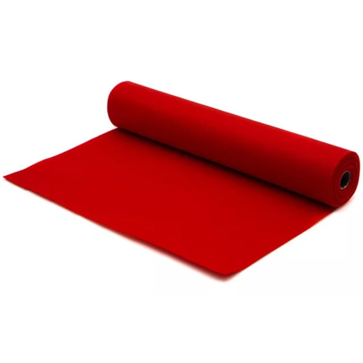 Rola fetru/pasla 1mm 42cm x 5m - Pentart 3176 - rosu