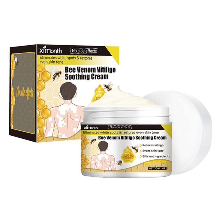 Крем за витилиго, 30g, 4x4x3.8cm, портативен