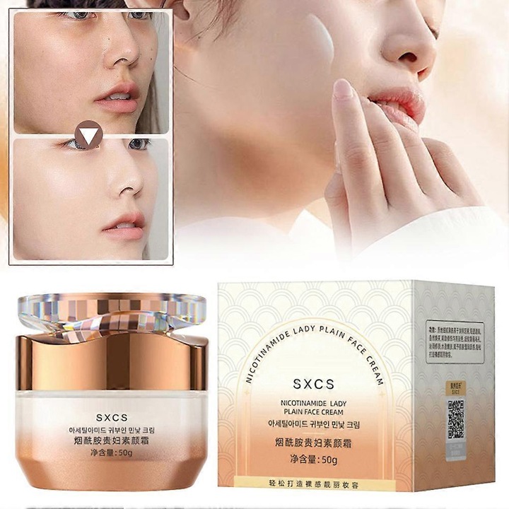 Nikotinamid arc hidratáló krém, 3 darabos szett, könnyű textúra, 50g