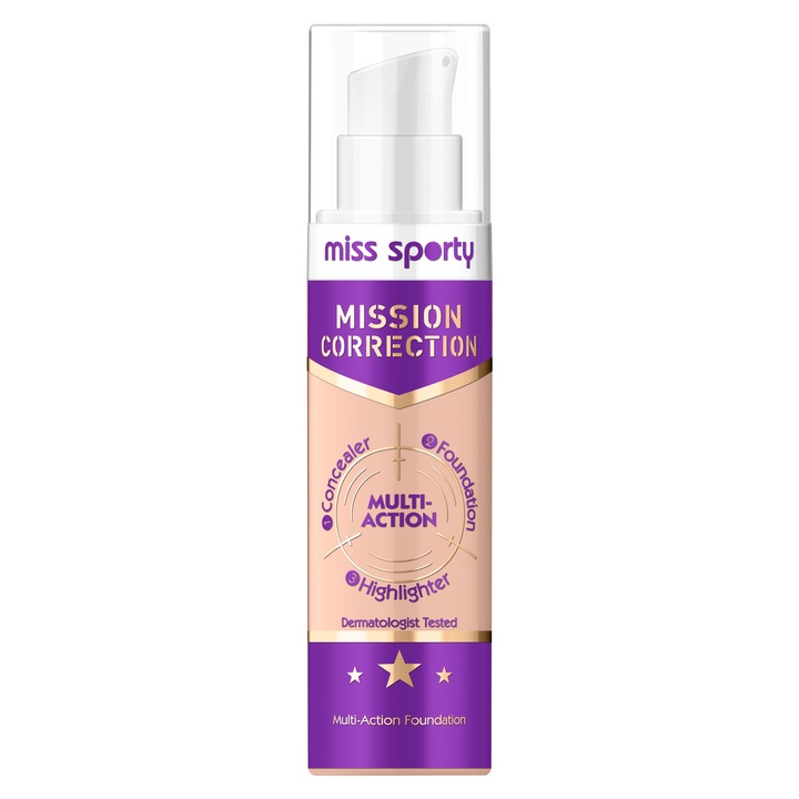 Фон дьо тен Miss Sporty Mission Correction Multi-Action 001 Ivory
