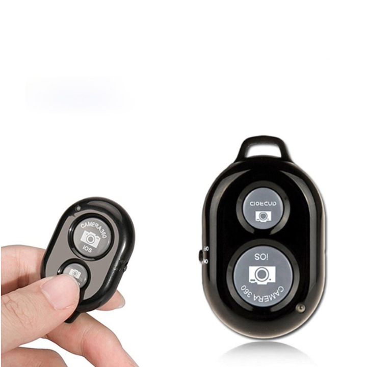 HOZRO Univerzális Vezeték Nélküli Selfie Távirányító, Bluetooth 4.0 – Gyors és Egyszerű Vezérlés iOS & Android Rendszerekhez, Kompakt és Hordozható