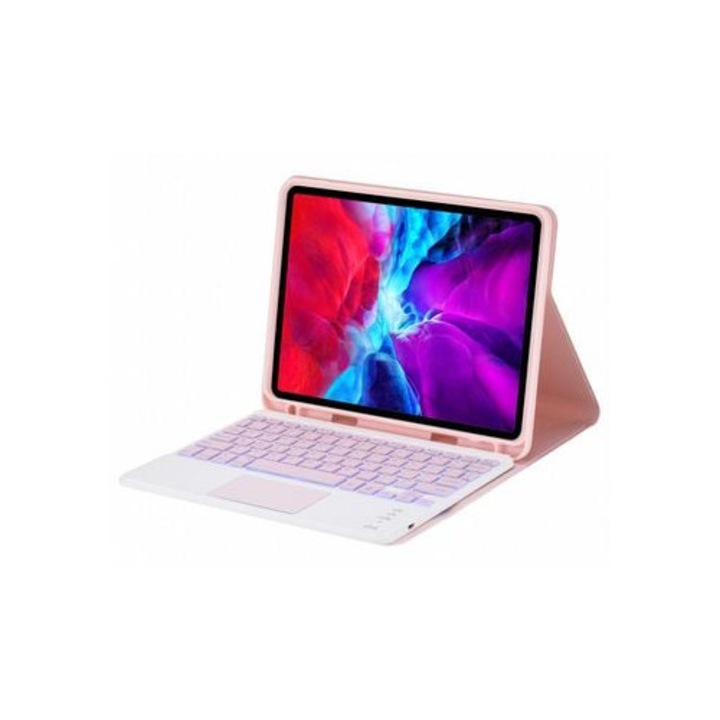Bluetooth клавиатура YIMGOTTA Ps97T за iPad Pro 9.7/Air2, розова