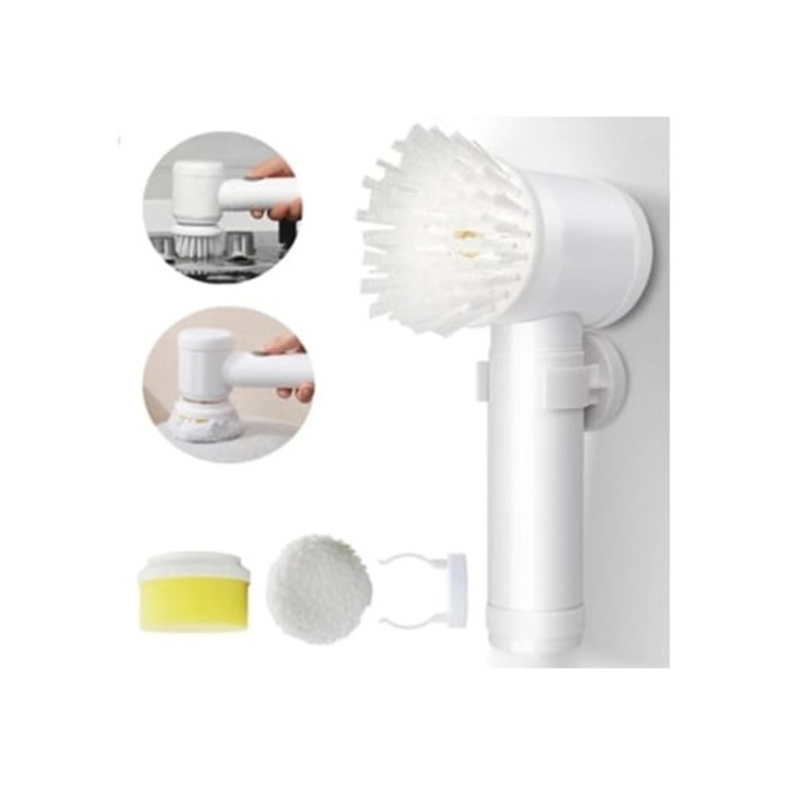 Set de curatenie 5 in 1, alb