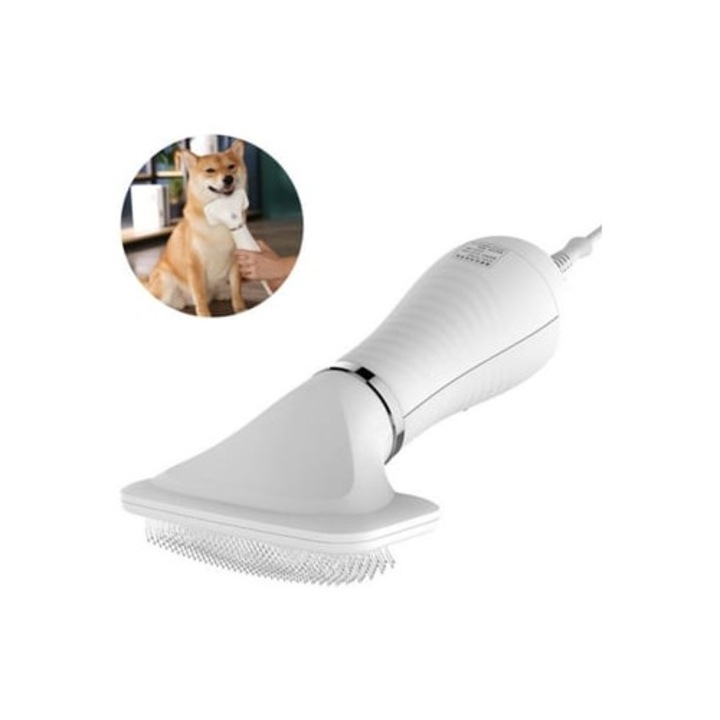 Perie si uscator pentru par de animale, pentru caini si pisici