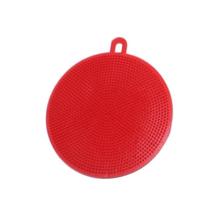 Perie de curatare din silicon multifunctionala, rezistenta la caldura, pentru vase si rufe