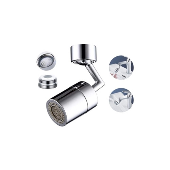 Aerator universal, filtru, argintiu