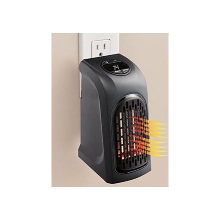 Elektromos hőlégfúvó 400W, mini hordozható, légmelegítő, YWEI