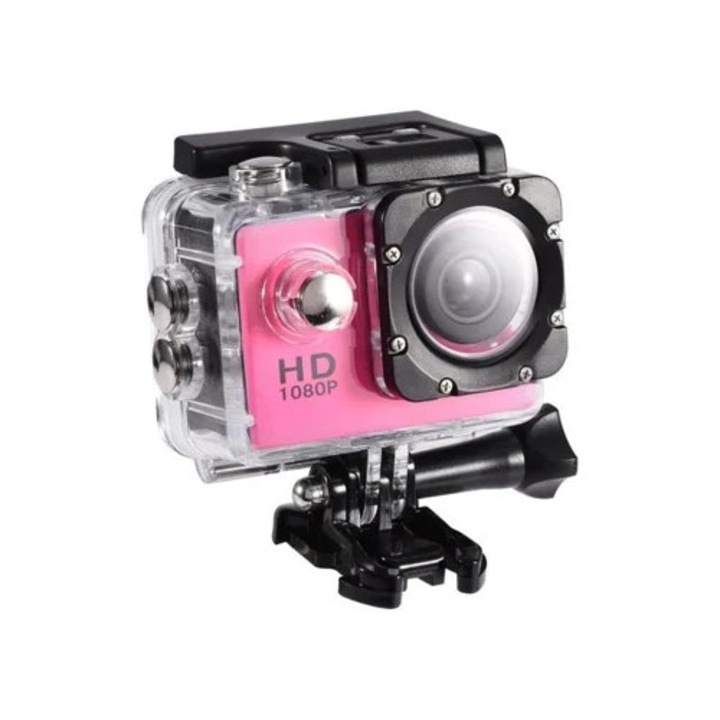 Мини спортна видеокамера, Full HD 1080P, водоустойчива, 30M, за спортове на открито