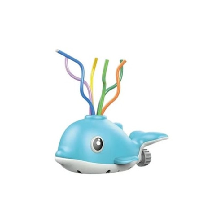 Fürdőjáték, vízsugárzó delfin, többszínű