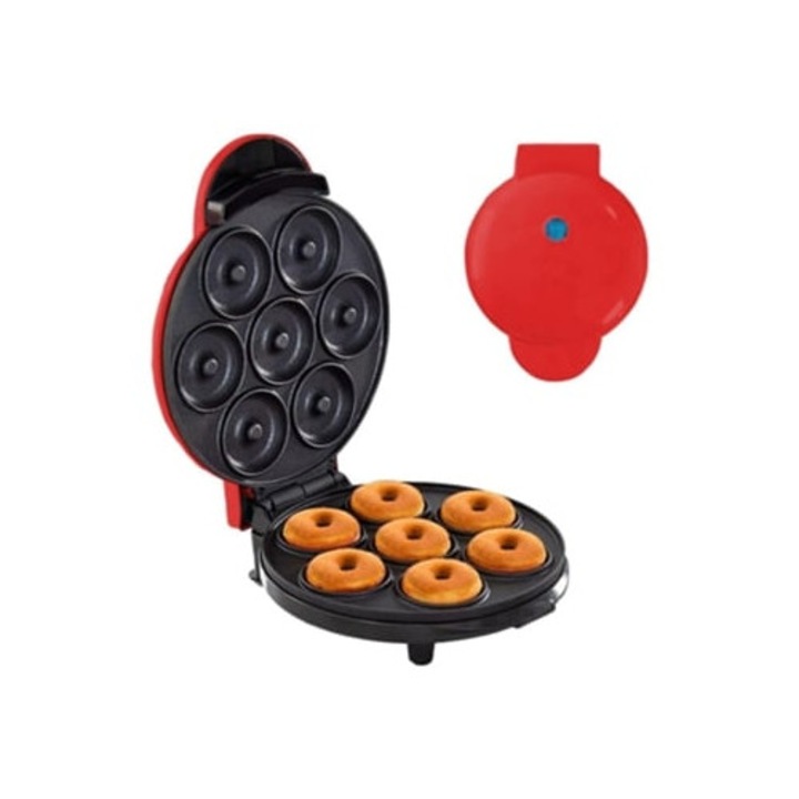 Уред за приготвяне на понички, Donut Maker 7, 7 понички, многоцветен