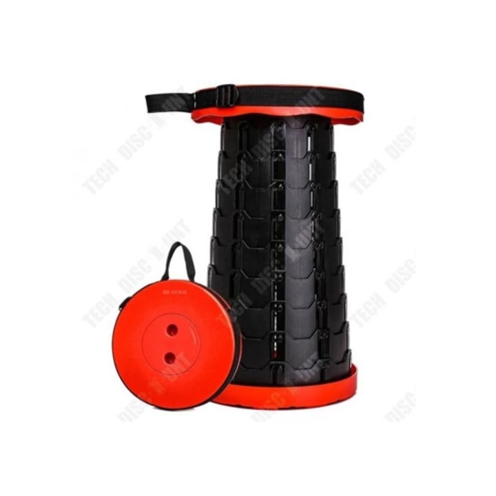 Scaun pliabil exterior Td, ajustabil, retractabil, multicolor, camping
