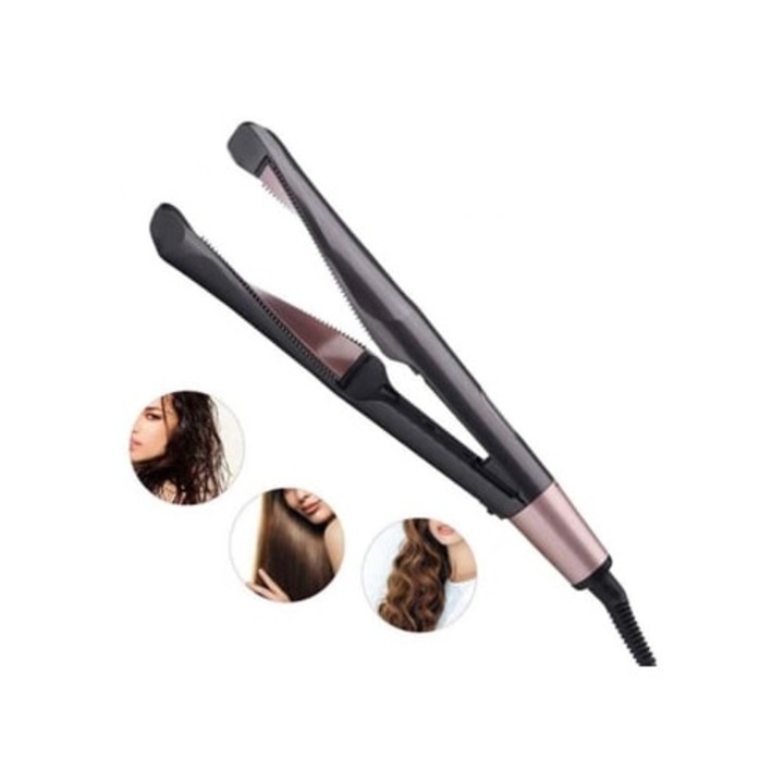 Placa de indreptat si ondulat parul 2-in-1, CLINKS, speciala