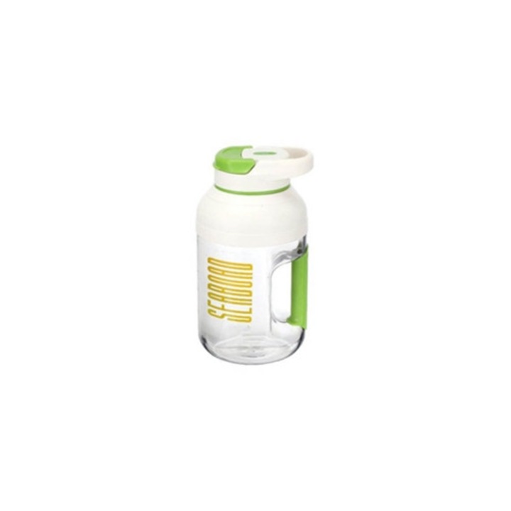 Blender de fructe 590 ml, 6 cutite, reincarcabil USB-C, negru
