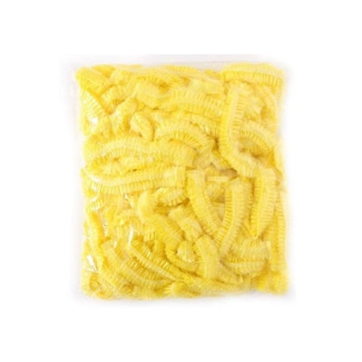 Set 100 piese bonete de dus transparente, accesorii tuns si vopsit, elastic