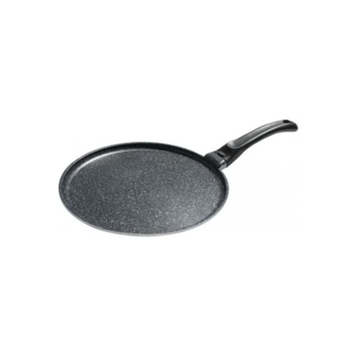 Tigaie clătite KITCHEN PRO, 26 cm, cu capac Soft-Touch Anti-Strange