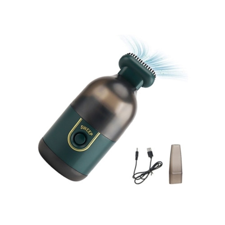 Aspirator mini wireless si reincarcabil pentru masa si masina