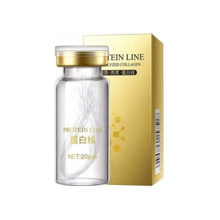 Комплект за повдигане с протеинова нишка, абсорбираща се разтворима протеинова нишка