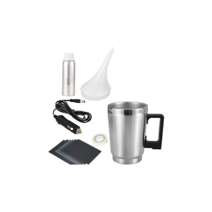 Комплект за възстановяване на фарове на автомобил чрез фумигация, сребрист